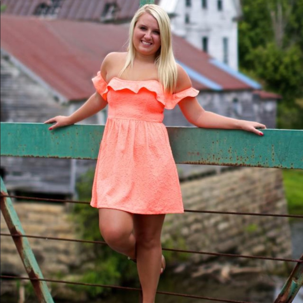 Coral Dress 👗